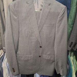 Tallia 40L gray with blue stripe